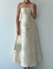 Haseki Straplez Elbise