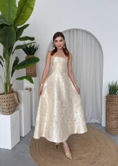 Haseki Straplez Elbise