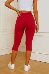 Kadın Yüksek Bel Dalgıç Midi Tayt