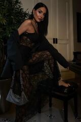 Full Dantel Askılı Elbise 2874