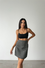 KAŞE KISA ETEK - Siyah