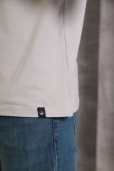 Erkek Slim Fit Pamuklu Yumuşak Doku Nefes Alan Kumaş Yakalı Tişört