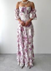 Mugo Fırfırlı Elbise