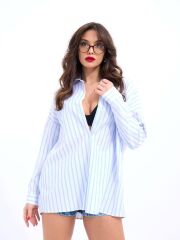 5213 GÖMLEK-LOS ANGELES ÇİZGİLİ