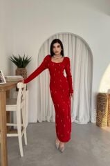 Akit İnci Detaylı Elbise