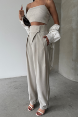 TASARIM PANTOLON - Bej