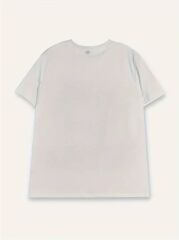 Kadın Kısa Kollu Bisiklet Yaka Kedi Baskılı Süprem Bluz