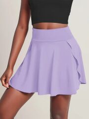 Kadın Yüksek Bel Cepli Sandy Short Etek
