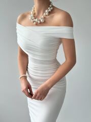 Dron Straplez Elbise