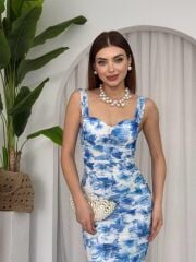 Peran Büzgülü Elbise