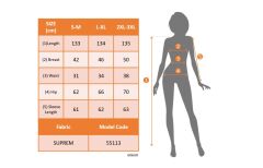 Kadın Uzun Kollu Kruvaze Yakalı Beli Lastikli Desenli Uzun Elbise