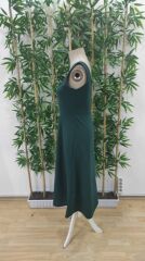 Kadın Askılı Kare Yakalı Midi Ithal Krep Elbise