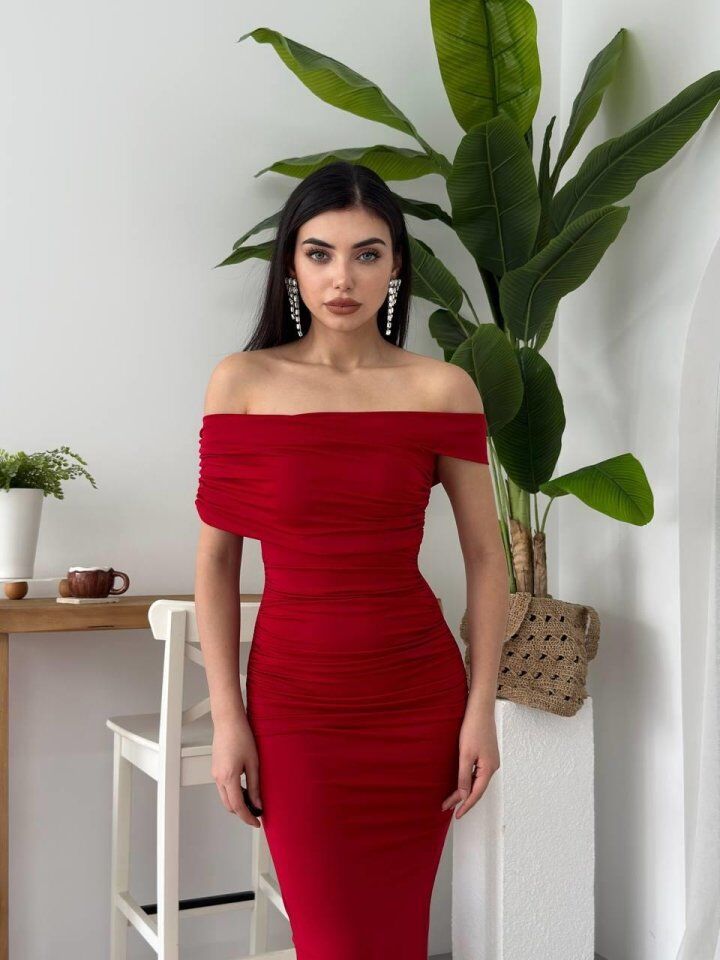 Dron Straplez Elbise