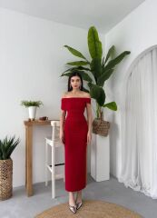 Dron Straplez Elbise