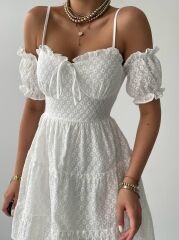 Lucca Kolu Lastikli Mini Elbise