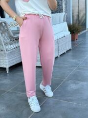 Kadın Kristal Kumaş Garnili Cep Detaylı Ikili Takım