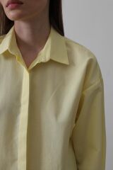 Uzun Kol Gömlek - Sarı