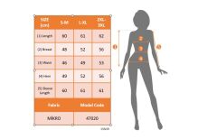 Kadın Uzun Kollu Bisiklet Yaka Desenli Bluz