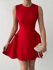 More İnci Detaylı Elbise