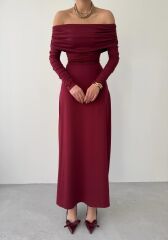 Uras Straplez Elbise