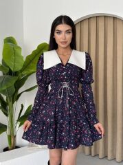 Dreamy İp Detaylı Mini Elbise