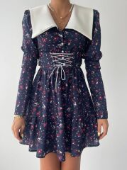 Dreamy İp Detaylı Mini Elbise