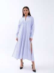 5857 ELBİSE-WASHİNGTON ÇİZGİLİ