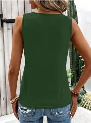 Kadın Askılı Yaka şerit Halka Detaylı Viskon Bluz