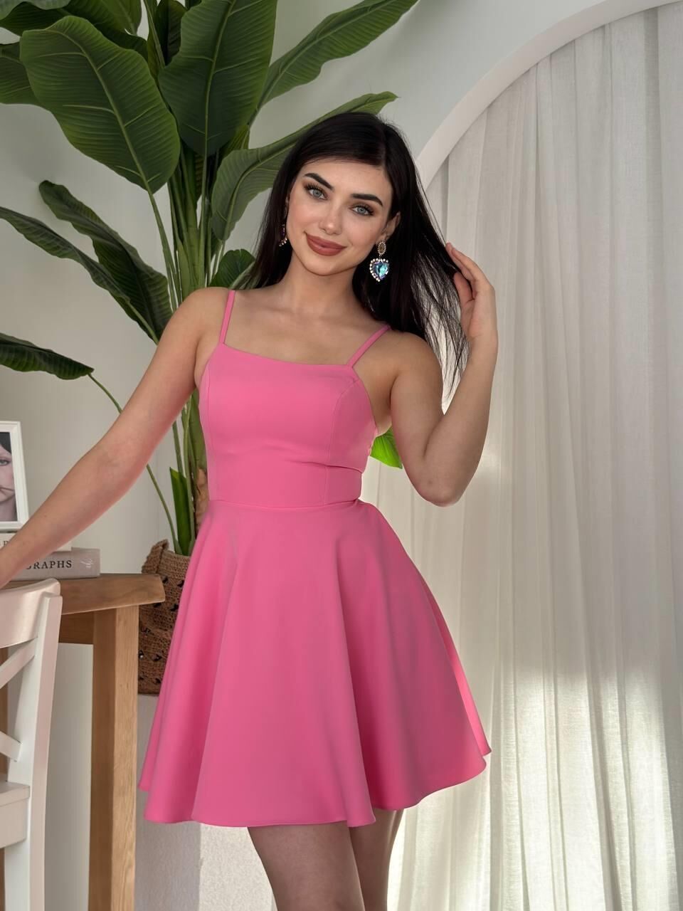 Pole İp Askılı Elbise