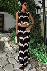 Shayna Ajurlu Crop Takım 9825