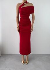 Reta Çapraz Omuz Elbise