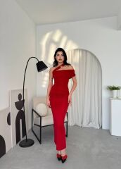 Reta Çapraz Omuz Elbise