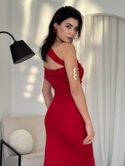 Reta Çapraz Omuz Elbise