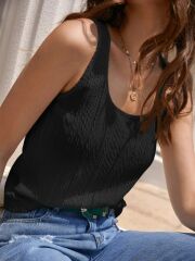 Kadın Askılı örgü Detay Bluz