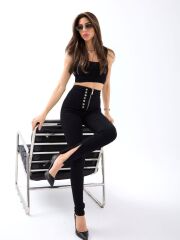 6007 PANTOLON-SİYAH