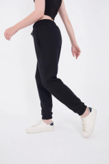 Üç İplik Lastikli Baskılı Eşofman Pantolon - Lacivert