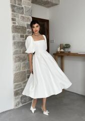 Benjamin Çan Etekli Midi Boy Elbise