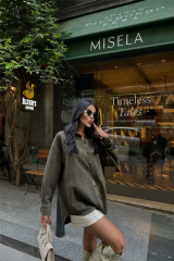 SÜET GÖMLEK - Haki