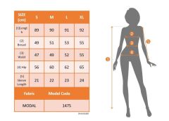 Kadın Kısa Kollu V Yakalı Leopar Desen Detaylı Modal Elbise