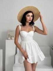 Monika Omuz Bağlamalı Elbise