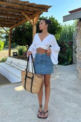 Cecile Denim Mini Etek 4015-17