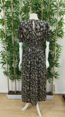 Kadın Yarım Kollu Bisiklet Yaka Kol Ve Bel Gipe Detay Süprem Elbise