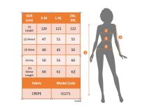 Kadın Uzun Kollu Balıkçı Yaka Yırtmaçlı Krep Elbise