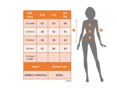 Kadın Zincir Askılı Sardonsuz Kaskorse Bluz