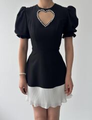 Safe Kalp Detaylı Elbise