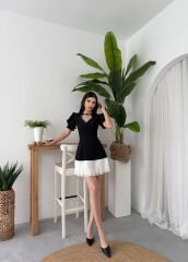 Safe Kalp Detaylı Elbise