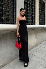 Eudora Ajurlu StraplezElbise 2771