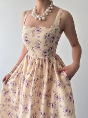 Yoa Cep Detaylı Elbise