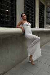 Eudora Ajurlu StraplezElbise 2771