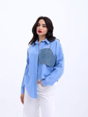 5419 GÖMLEK-KOYU MAVİ